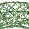 Grüner Drahtgeflechtkranz 19cm aus Metall für DIY-Dekorationen, 2 Stück | Floristik24.at