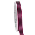 Floristik24 Geschenkband schmal 15mm Taft Berry 50m zur Dekoration