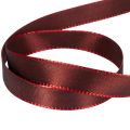 Taftband Bordeauxrot 15mm x 50m für Geschenk- und Dekorationszwecke | Floristik24.at