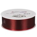 Taftband Bordeauxrot 40 mm x