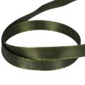 Taftband Moosgrün 10mm x 50m für Geschenkverpackungen und Dekoration | Floristik24.at