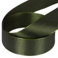 Grünes Taftband 25mm breit 50m Rolle zur Dekoration | Floristik24.at