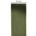 Satinband aus Taft, Geschenkband, 40 mm Breite, 5 m Länge, Dunkelgrün | Floristik24.at