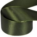 Satinband aus Taft, Geschenkband, 40 mm Breite, 5 m Länge, Dunkelgrün | Floristik24.at