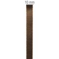 Dekoband Taft braun 10mm x 50m auf Rolle für Geschenkverpackung und Bastelarbeiten | Floristik24.at