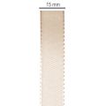 Dekoband Satin Taftband Beige 15mm x 50m für Innenbereich | Floristik24.at