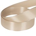 Dekoband Satin Beige 25 mm 50 m | Floristik24.at