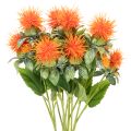 Floristik24 Künstliche Färberdistel orange 55cm für Wohnraumdeko und Vasen 4St