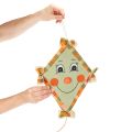Deko-Drachen mit Gesicht aus Papier, 40 cm, bunt, Set mit 2 Stück, für Innenbereich | Floristik24.at