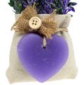 Floristik24 Lavendelsäckchen mit Herz 18cm