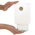 Glasvase Zylinder 25 cm aus Transparentem Glas für Innenbereich | Floristik24.at