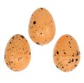 Floristik24 Ei aus Styropor Orange 3,5cm 24St