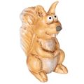 Floristik24 Eichhörnchen Figur sitzend aus Keramik 10 cm Braun für Herbstdekoration