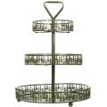 Metall-Etagere mit drei Etagen