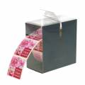 Floristik24 Etiketten "Herzlichen Glückwunsch" Rosa 3,5cm x 3,5cm 500St