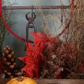 Farnzweige konserviert gefärbt rot 42cm 10 Stück für Herbstdeko | Floristik24.at