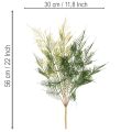 Künstlicher Farnzweig aus Kunststoff 56cm Grün für Dekoration | Floristik24.at