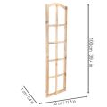 Holz-Fensterrahmen zur Wanddekoration, 100 cm, naturfarben | Floristik24.at