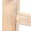 Holz-Fensterrahmen zur Wanddekoration, 100 cm, naturfarben | Floristik24.at