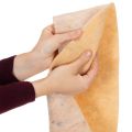 Wollfilzband zweifarbig, 15 cm x 5 m, Orange/Mehrfarbig | Floristik24.at