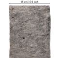 Wollfilz Topfband, 15 cm x 5 m, zweifarbig Grau/Schwarz | Floristik24.at