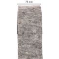 Filzband aus 100 % Wolle, 7,5 cm breit, 5 m, Grau-Schwarz für Floristik und Dekoration | Floristik24.at