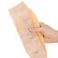 Wollfilz-Topfband aus 100 % Wolle, zweifarbig Orange und Mehrfarbig, 7,5 cm breit, 5 m lang | Floristik24.at