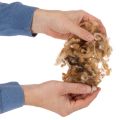 Schafwolle Braun Meliert 250g für Bastelarbeiten | Floristik24.at