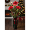 Kunstblume Amaryllis Rot 77cm Kunststoff für Vase und Gesteck | Floristik24.at