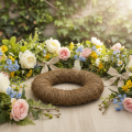 Rebenkranz aus Weinreben, rund, 45 cm, naturbelassen | Floristik24.at