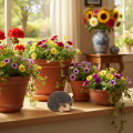Igel Dekoration aus Polyresin, Braun, 8 cm für Innenbereich | Floristik24.at