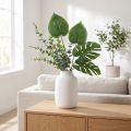 Philodendron künstliche Kunstpflanze Grün 48cm mit Herzblättern aus Kunststoff | Floristik24.at