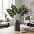 Alocasia Kunstpflanze Pfeilblatt 55cm Grün Kunststoff | Floristik24.at