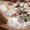 Dekoschnee Weiß 20g aus Mais, 100% Biobasiert | Floristik24.at