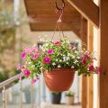 Blumenampel aus Kunststoff Ø30cm Terrakotta mit Haken | Floristik24.at