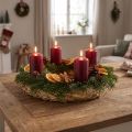 Strohkranz Set aus Naturmaterial Ø 30 cm – 10 Stück für Kranzbinderei und Bastelarbeiten | Floristik24.at