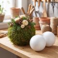 Styroporkugel Weiß Ø10cm 5 Stück Bastelmaterial | Floristik24.at
