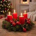 Mini Weihnachtskugeln Rot Ø3 cm aus Kunststoff, 14 Stück | Floristik24.at