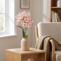 Bartnelke künstlich Nelke aus Kunststoff Peach Pink 52cm | Floristik24.at
