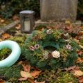 Styroporringe Ø20x4cm Mintgrün 2er-Set für Kranzdekorationen | Floristik24.at