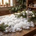 Deko Schneeflocken Künstlicher Schnee Polyester Weiß 3 × 40g | Floristik24.at