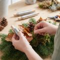 Bindedraht Wickeldraht Silber Ø0,50mm 100g auf Holzrolle 3er-Set | Floristik24.at