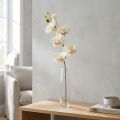 Phalaenopsis-Orchidee künstlich 70 cm Creme Rosa mit 6 Blüten aus Kunststoff | Floristik24.at
