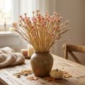 Künstliche Italienische Strohblume Rosa 28 cm Trockenblumenoptik | Floristik24.at