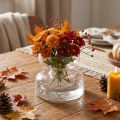 Glasvase bauchig Ø13cm H10cm Transparent für Dekoration | Floristik24.at