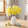 Kunstblume Ranunkelstrauß Gelb 32 cm aus Polyester für Wohnraumdekoration | Floristik24.at