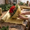 Floristen-Krepppapier Gold