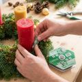 Grüne Knetmasse auf Wachspapier OASIS® Fix 5m x 1cm für Gestecke | Floristik24.at