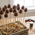 Splittstäbe Holz 40cm Naturfarben Ø4mm Garten- und Bastelbedarf 200 Stück | Floristik24.at
