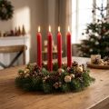 Stabkerzen Rot Wachs Ø21x170mm 6 Stück Weihnachten | Floristik24.at